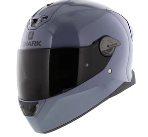 Shark Skwal 2 Gloss Nardo Grey Full Face Motorcycle Helmet LED, Extra Visor - Picture 1 of 15
