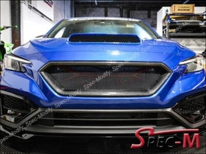 Parrilla delantera de carbono REAL estilo deportivo apta para 2022 2023 SUBARU WRX STI CF - Imagen 1 de 4