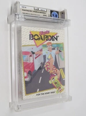 Skate Boardin' Atari 2600 Sealed Video Game Wata Graded 9.0 A++ Skateboarding - Image 1 of 4