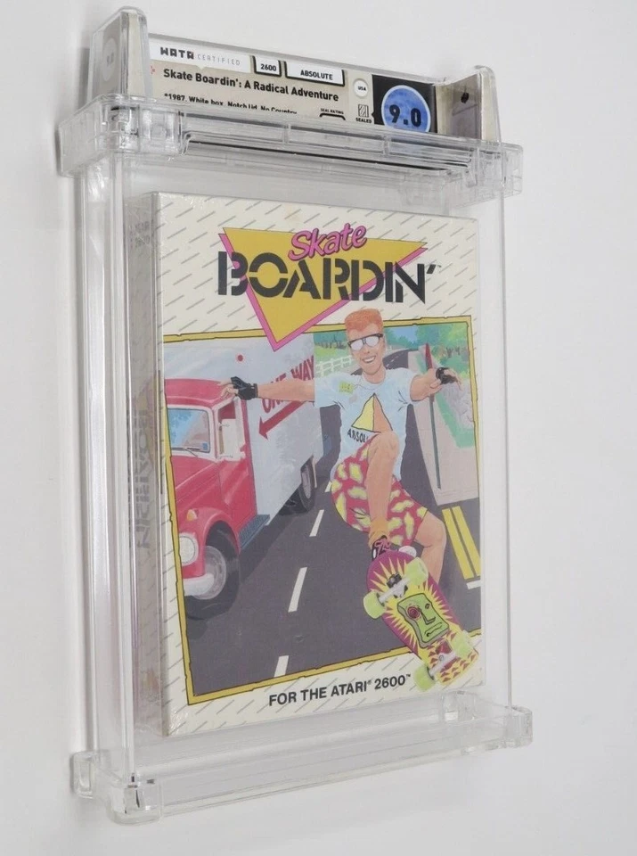 Skate Boardin' Atari 2600 Sealed Video Game Wata Graded 9.0 A++ Skateboarding - Image 1 of 4