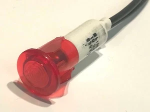 GUTE QUALITÄT 250 V 9 MM PUSH-FIT KABEL ENDE NETZ NEONROT (X1) ac1f12 - Bild 1 von 4