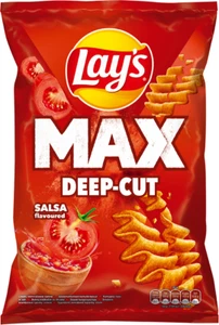 LAYS MAX SALSA DEEP CUT SABOR PATATAS FRITAS BOCADILLOS 120 g 4,2 oz - Imagen 1 de 6