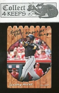 Leather & Lumber Knothole Gang 2019 #KHG-11 Starling Marte (Pittsburgh Pirates) - Imagen 1 de 2