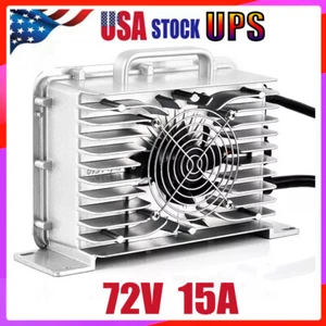72V 15A Golf Cart Lead Acid Battery Charger EZGO,Club Car Electic Golf Cart,US - Bild 1 von 14