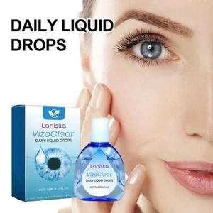 15ml Clear Vision Eye Drops,Relieve Dryness Redness Fatigue Itching Eye Drops - Picture 1 of 8
