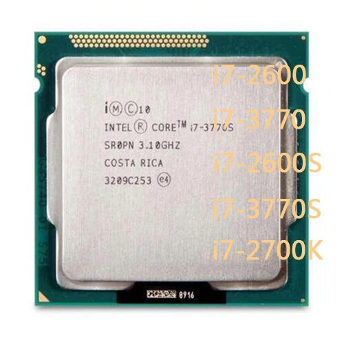 Intel Core i7-2600 i7-3770 i7-2600S i7-3770S i7-2700K LGA 1155 CPU Processor  - Bild 1 von 1