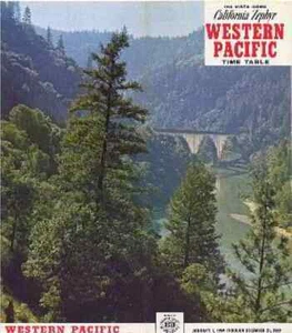Horario de pasajeros de Western Pacific 1969 envío gratuito - Imagen 1 de 1