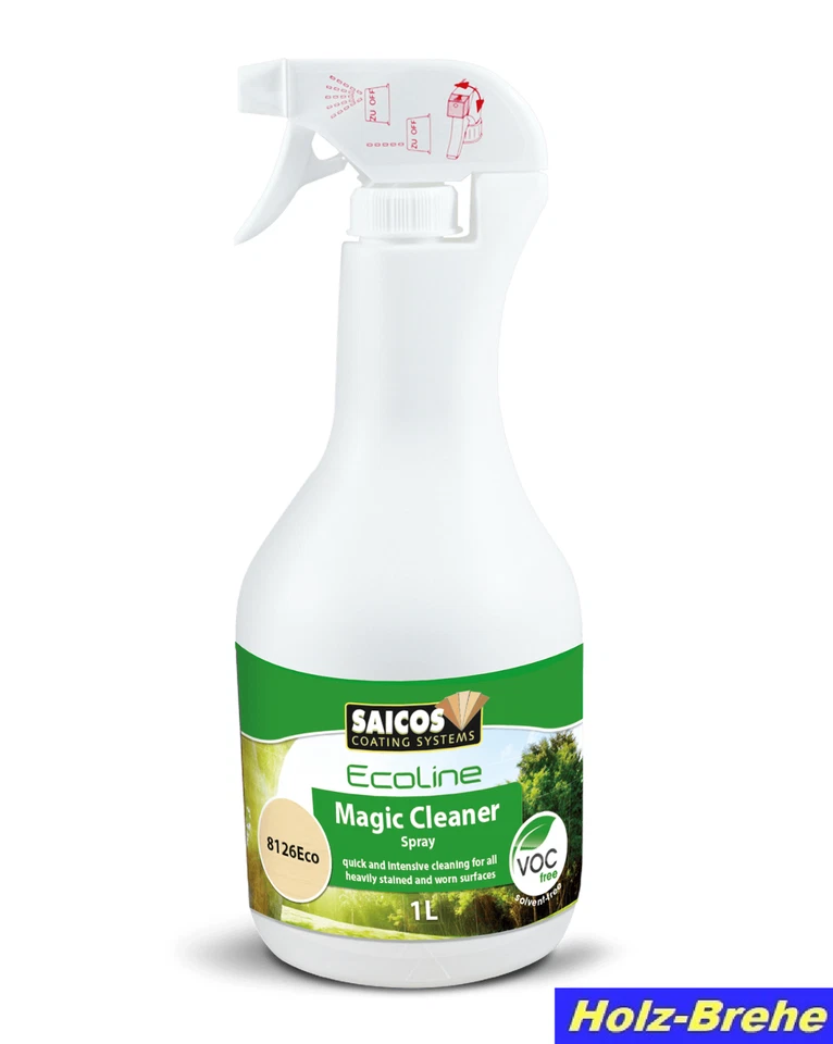 Saicos Ecoline Magic Cleaner Spray 8126Eco 1 L Grundreiniger Lösemittelfrei - Bild 1 von 1