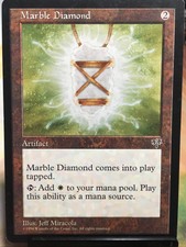 Magic the Gathering x1 Marble Diamond Mirage Uncommon Artifact LP