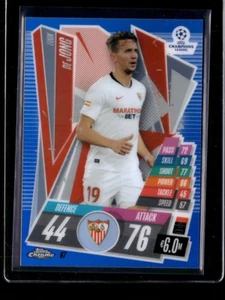 2020-21 Topps Chrome Match Attax #67 Luuk De Jong /150 Blue Refractor  - Picture 1 of 2