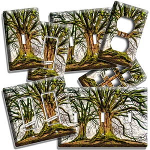 MOSSY OAK BRANCHES NATURAL TREE OF LIFE LIGHT SWITCH OUTLET WALL PLATE ART DECOR - Picture 1 of 34
