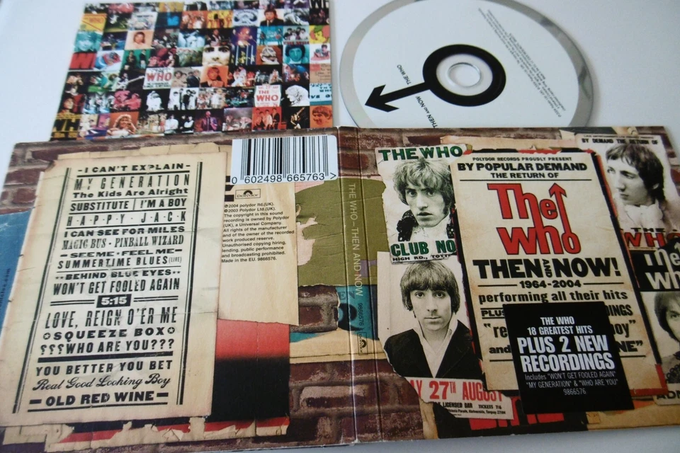 THE WHO THEN AND NOW 1964-2004 DIGIPAK CD CAN'T EXPLAIN MY GENERATION MAGIC BUS - Image 1 of 1