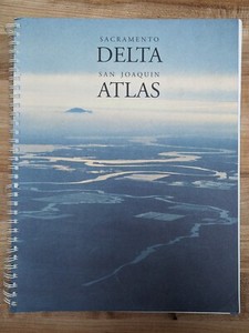 Sacramento Delta San Joaquin Atlas Map Spiralbound CA Water Resou 1995 Book Rare