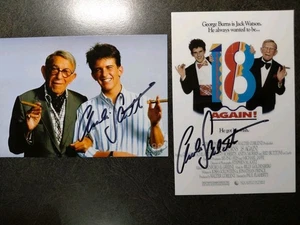 CHARLIE SCHLATTER As DAVID 2 Hand Signed 4X6 PHOTO S GEORGE BURNS - 18 AGAIN ! - Bild 1 von 5