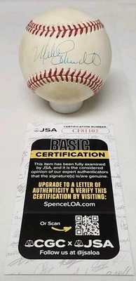 Mike Schmidt Signed Rawlings Official National League Baseball JSA COA PHI A3 - Image 1 of 3