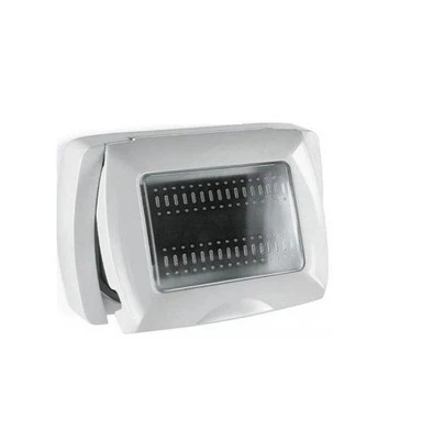 MAPAM PLACCA IDROBOX 3P BIANCO IP55 COMP. VIMAR PLANA