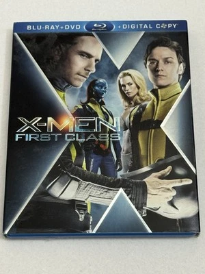 X-Men: First Class (Three-Disc Blu-ray/DVD Combo + Digital Copy) - VERY GOOD.  5 - Image 1 of 4