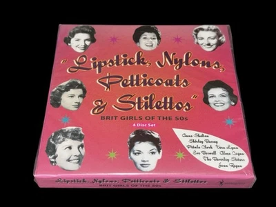 V/A Lipstick, Nylons, Petticoats & Stilettos:￼Brit Girls of the 50s 4 CD Set NEW - Image 1 of 2