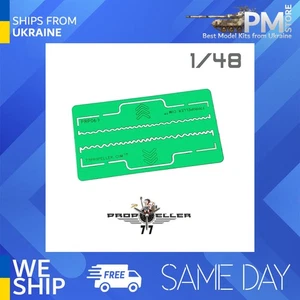 77Hélice PRP063 1/48 1/48 FW 190 plantilla ondulatoria borde delantero - Imagen 1 de 2