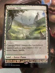 Expanse Canopy Zendikar Expeditions Foil English MTG Card - Picture 1 of 2