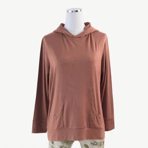 NUEVO CON ETIQUETAS Kate Quinn Aragón Kanga Bolsillo Sudadera con Capucha Naranja Óxido - Imagen 1 de 2