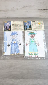 Just For Keeps Coser Adorable Animal Muñeca Ropa Patrón Conjunto De Dos Nuevo Vaca/Cerdo - Imagen 1 de 4