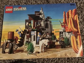 LEGO 6761 Bandit's Secret Hide-Out INSTRUCTIONS ONLY Western Vintage Cowboys