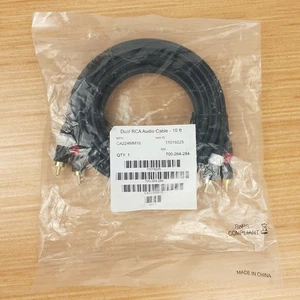 Performance Plus Dual RCA Audio Cable 10' CA224MM10 Black - Picture 1 of 6