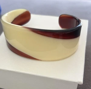 Vtg 1960s-1970s Cuff Bracelet Celluloid Lea Stein - Bild 1 von 6