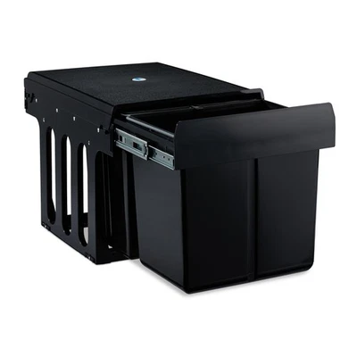 Einbaumülleimer Einbau-Mülleimer Küchenabfallbehälter Kunststoff 3 Fächer - Bild 1 von 4