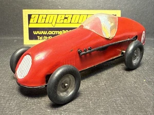 1955-61 Triang Minic - 13m #3 CLOCKWORK RACING CAR - Red/Black - No Box - Picture 1 of 10