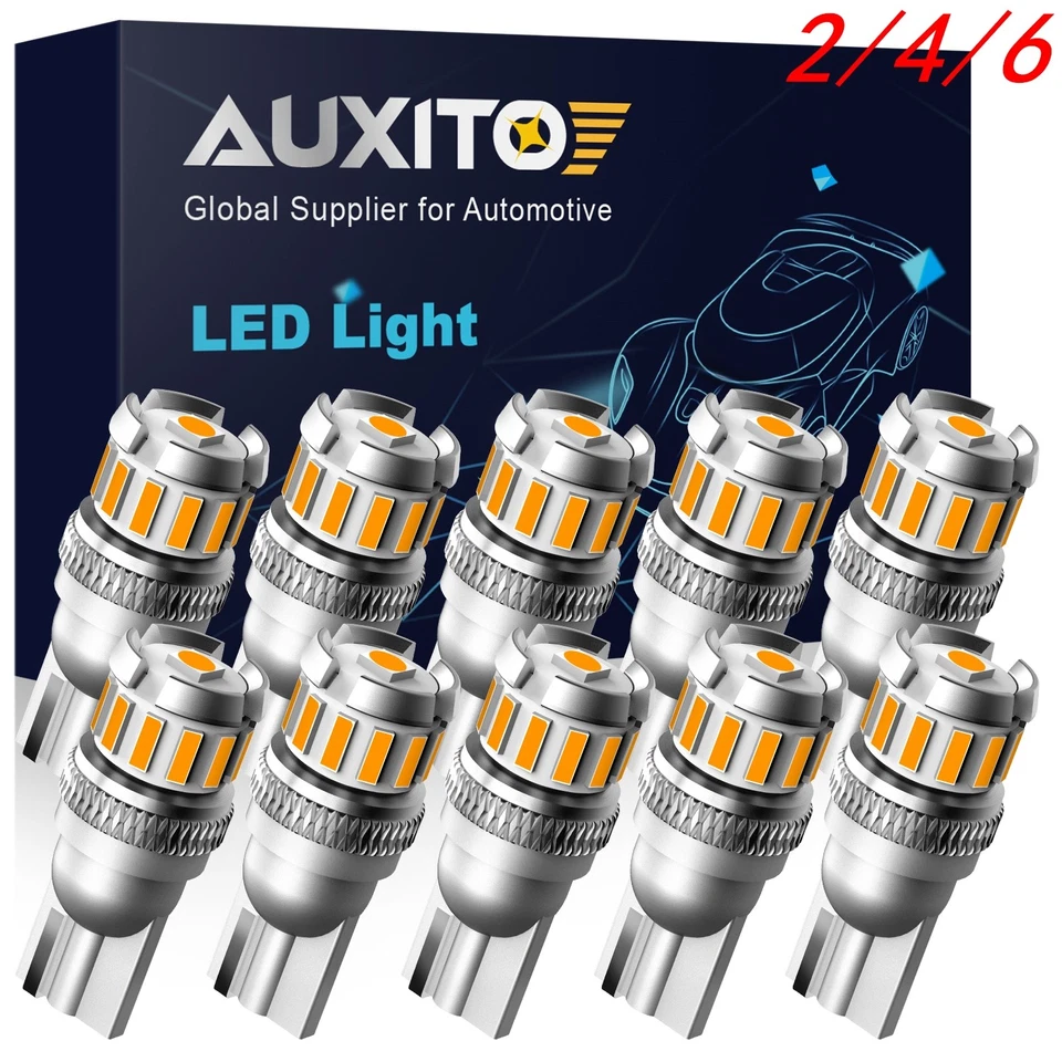 13SMD LED 501 T10 PUSH W5W CUÑA OCULTA 360 ÁMBAR BOMBILLA LATERAL AUXILIARlamp 10/20X Foto 1 de 1