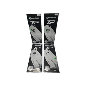 NEW Lot of 4 TaylorMade TM21 2021 TP Golf Glove Womens RH Medium OFF WHITE - Picture 1 of 9