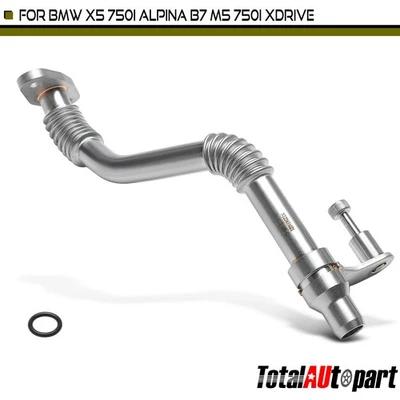 返回 () 涡轮增压器油线适用于宝马 X5 750i Alpina B7 M5 M6 750i xDrive 左侧 — 第 1/4 张图片