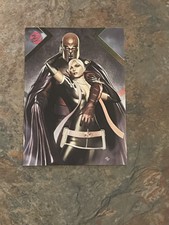 MARVEL 2013 WOMEN OF MARVEL SERIES 2 EMBRACE INSERT E17 Rogue & Magneto