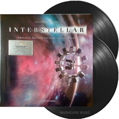 HANS ZIMMER LP x 2 Interstellar DOUBLE BLACK VINYL Soundtrack Ltd MAILS SAME DAY - Image 1 of 4