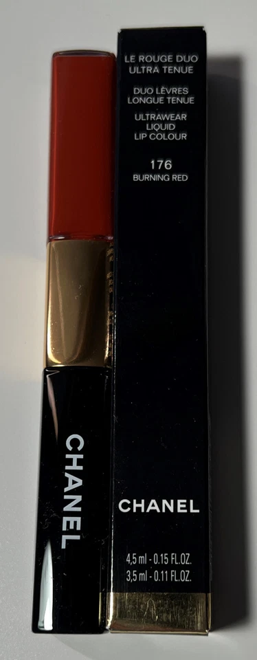 Color de labios líquido ultrawear Le Rouge Duo rojo ardiente Chanel 176 nuevo en caja Foto 1 de 1