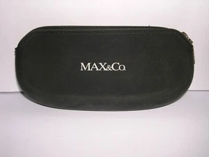MAX & CO. SCHWARZES SONNEN-/BRILLENETUI INNENREINIGUNGSTUCH - SILIKON LEICHT - Bild 1 von 1