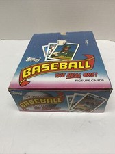 1989 Topps Baseball Card Rack Box With 24 packs 43 cards per Pack