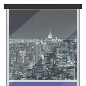 Calcomanías de fondo temáticas de la ciudad de Nueva York para pantallas IKEA Detolf - Imagen 1 de 3