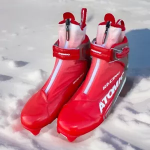 Atomic Racing Sport Pro Herren Größe 8 Rot Langlaufschuhe - Bild 1 von 20