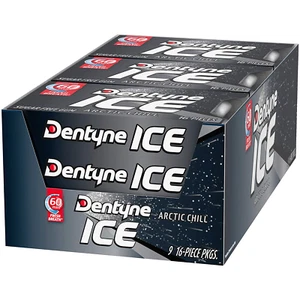 Dentyne Ice Arctic Chill zuckerfreier Kaugummi, 9 Packungen mit 16 Stück (144 Stück insgesamt) - Bild 1 von 4