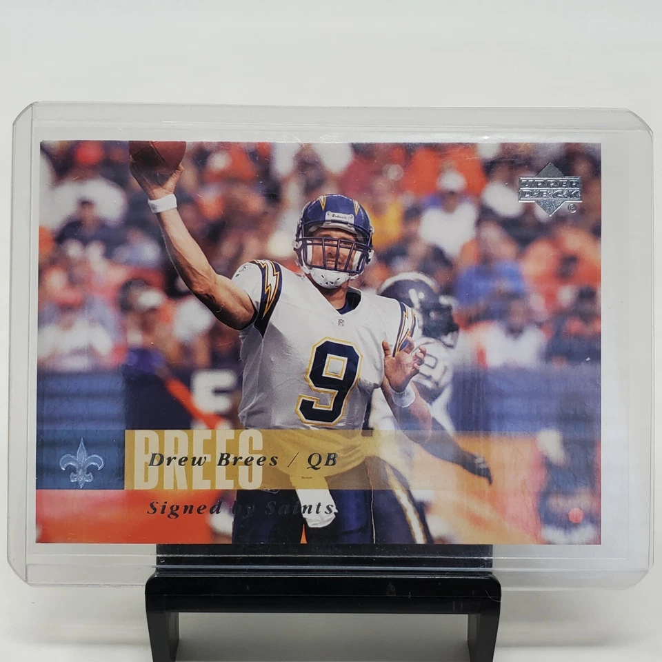 2006 Drew Brees Upper Deck "Signed By Saints" #120 New Orleans Saints - Image 1 of 2