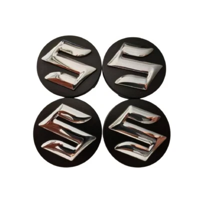Pour SUZUKI 4pcs Ø54mm Enjoliveurs de moyeu hubcaps Swift SX4 Jimny Wagon R ABS - Imagen 1 de 4