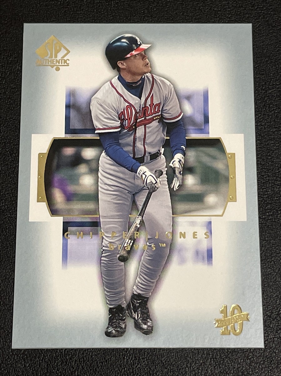 CHIPPER JONES auto UD SP Authentic