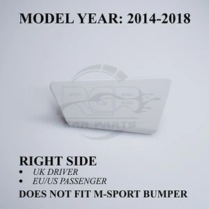 Cubierta de arandela de faro lateral derecho para BMW X4 F26 SE 2014-2018 Alpine White 300 - Imagen 1 de 9