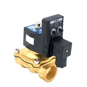 Electric Automatic Drain Timer Solenoid Valve Water Controller Valve Brass 220V - Picture 1 of 10