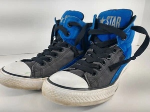 Zapatos Converse All Star Chuck Taylor Gris y Azul Top Alto EE. UU. Talla 5 para Hombre - Imagen 1 de 9
