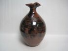 20th Century Ceramic Carafe OR Vase, Brown, 23cm tall, BNB6