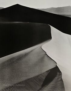 1948/72 Vintage ANSEL ADAMS Death Valley Sand Dunes Desert Landscape Photo 11X14